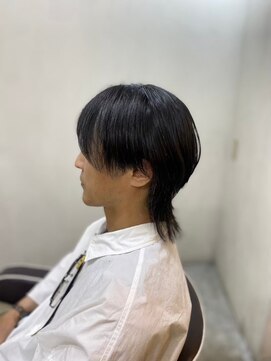 ソイクフ 高田馬場店(SOY-KUFU) MEN'SHAIRアッシュブラックベリーショートダークアッシュ
