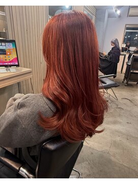 リコモ 上野御徒町(LikkleMore) オレンジカラーの韓国レイヤー