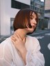 【6月平日限定】カット+透明感カラー+超音波+ダメージケアTr ￥13,200