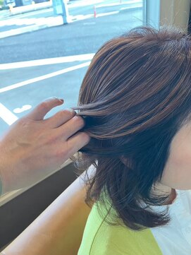 アンバー(amber) インナーカラー