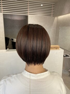 トキ(toki) 丸みショート×ブラウンベージュ