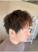 メンズ束感カット