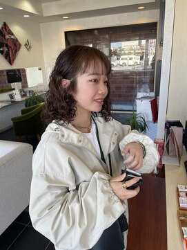 パウダーヘアー(powder hair) ボブパーマ