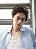 渋谷スパイキーパーマスパイキーショート刈り上げショート