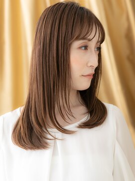 カバーヘア ブリス 大宮西口(COVER HAIR bliss) □シルキーベージュ前下がりレイヤーロング403★大宮30代40代