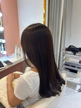 スペックホルダーミミ(Spec Holder mimi) 艶々ブラウンカラー9.28暗めカラー