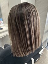 アンベル(ANBEL) レイヤーカット髪質改善ダブルカラーブリーチ西宮ハイライト