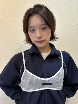 ベル 新宿(Belle) 外ハネスタイリングが◎ナチュラルボブスタイル