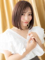 モッズヘア 越谷(mod's hair) ココアブラウン美髪ワンカール切りっぱなしボブ316Z越谷30代40代