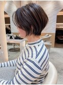 □大人ガーリー/似合わせカット/ショートボブ30代40代50代錦糸町
