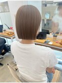 h91 ミニボブ、ショートボブ、ベージュカラー