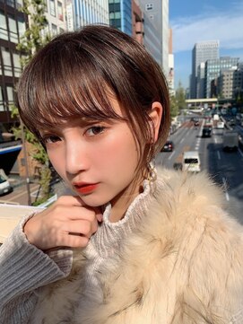 サンドパールス 仙台店(sand PALCE) 髪質改善/大人ガーリー/似合わせカット/ショートボブ前髪/仙台