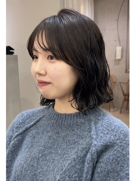 サンド 池袋(sand) コテ巻き風パーマ