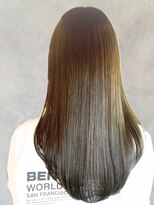 ニクス フリー ウエストバーン(nix free WB)&nbsp;20代30代40代艶感ストレートアッシュグレージュ透明感ロング