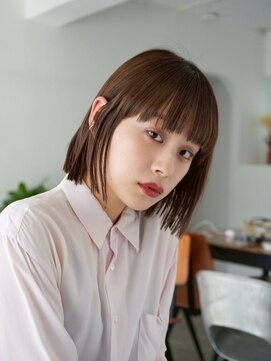 ワンラヴェストヘアオルシェット 長野駅(One Lovest Hair olchette) ダブルカラー/ミニボブ/ブリーチ切りっぱなし長野駅