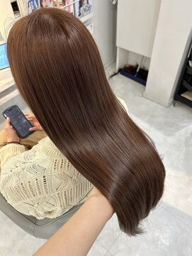 マリアバイアフロート(Maria by AFLOAT) 〈藤間〉ブリーチなしショコラベージュ/ダブルカラー/透明感