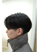 ブリードトウキョウ 亀戸店(BRYD TOKYO) 刈り上げセンターパートニュアンスパーマ曲がる縮毛矯正