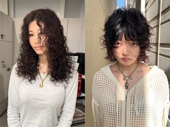 ブランコトレス 鏡島(BLANCO tres)の写真/個性を活かした、抜け感パーマスタイル。自然にキマるサロンクオリティが大人可愛い◎