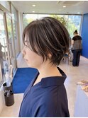 軽やかなショートボブ