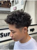 仏陀パーマ メンズ