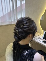 プランツヘアー 高宮店(Plants hair)&nbsp;ゆるふわシニヨン　高宮 大橋 平尾 薬院 南区 野間 大楠