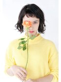 ＊LOJE＊ 暗髪でもお洒落女子。ウェット外はねボブ。