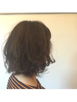 カタチヘアー(HAIR) 。。。。。。秋。。。ミディアム。。。t。。。。。カタチ。。。