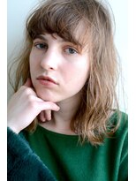 ミラバイグリーン(Mira by green)&nbsp;ラウンドバング×ミディアムレイヤー 05