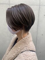 レオニード 表参道(LEONID)&nbsp;ショートパーマ　ホワイトアッシュ　最上