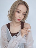 ルービック 豊中(Rubik's)&nbsp;大人かわいいウェーブボブ/おしゃれ感◎/20代30代40代