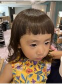 【hair salon W】キッズフロントカット