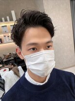 フラッグ ヘアー 天神西通り店(Flag HAIR)&nbsp;【メンズ】ツイストスパイラルパーマ/ツーブロック