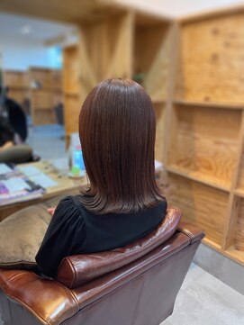 アドラーブル 長岡新保店(adorable) 美髪☆ピンクベージュ【髪質改善トリートメント】