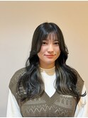アッシュベージュイヤリングカラー