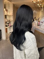 ソワンドブレスセルン 心斎橋(soin de brace cerne)&nbsp;韓国風レイヤー×ブルーグレー×心斎橋