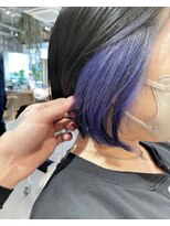 ホワイトストーン WHITE STONE&nbsp;熊本イヤリングカラーブルーラベンダー20代ヘアカラー