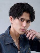 フィフス 名駅(fifth) ツイストスパイラルパーマセンターパートツーブロック刈り上げ