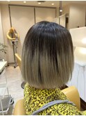 切りっぱなしボブ