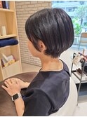 ふんわり見えるショートボブ