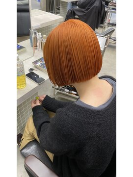 ヴァーディ オモテサンドウ(Vardy omotesando) オレンジベージュ/オレンジカラー/ケアブリーチ