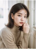 大人可愛い外ハネ×ミディ 10代20代30代40代