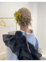 ニューミー(new me)&nbsp;ねじりカチモリ三つ編み垂らし