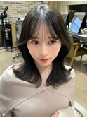 表参道アフロート張替　セミミディアム　シースルーバング