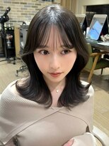 アフロート ディル(AFLOAT D'L) 表参道アフロート張替 セミミディアム シースルーバング