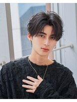 オーシャントーキョー 渋谷神南(OCEAN TOKYO) ニュアンスツーブロック束感毛流れセンターパート