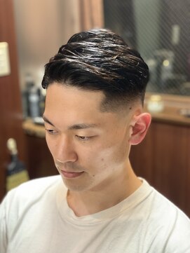 ヒロギンザ 神田店(HIRO GINZA) 王道7:3スキンフェードスタイル