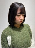 レイヤーボブ/レイヤー/外ハネ/透明感カラー/20代30代40代