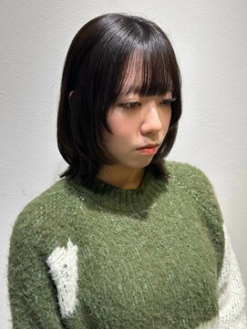 サラ ビューティー サイト 古賀店(SARA Beauty Sight) レイヤーボブ/レイヤー/外ハネ/透明感カラー/20代30代40代