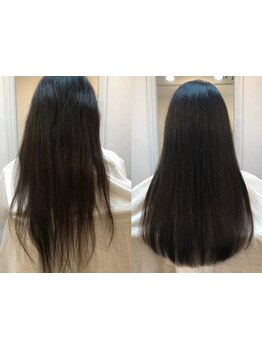 【縮毛矯正専門店経歴のあるスタッフ在籍】独自の髪質診断で1人ひとりに合わせたメニュー提案いたします！