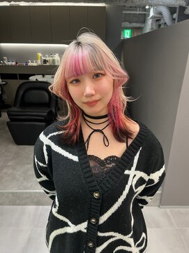 ロテ 名古屋 名駅店(Lote.) イメチェン/ホワイトブロンド/外ハネボブ/美髪/名駅